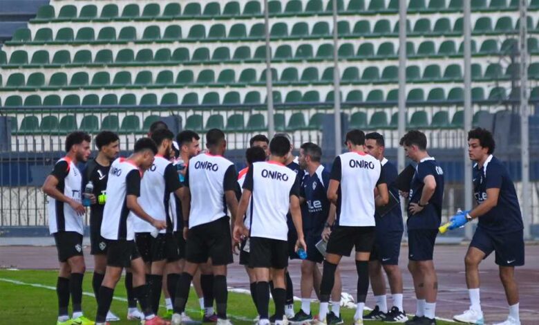 مران الزمالك - محاضرة فيريرا وتدريبات بدنية تحضيرا لـ وادي دجلة