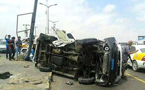 53 وفاة و417 إصابة في حوادث سير بالمناطق المحررة خلال يوليو