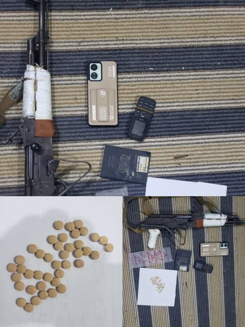 اخبار-حضرموت-|-دورية-قوات-الأمن-الخاصة-تضبط-شخصين-بحوزتهما-41-حبة-مخدرة-في-مديرية-تريم-واخرين-متهمين-بتعاطي-الحشيش