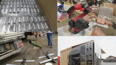 اخبار-اليمن-الان-|-ضبط-”حاويات”-محملة-بطائرات-مسيرة-واسلحة-متطورة-في-ميناء-عدن-كانت-في-طريقها-للحوثيين