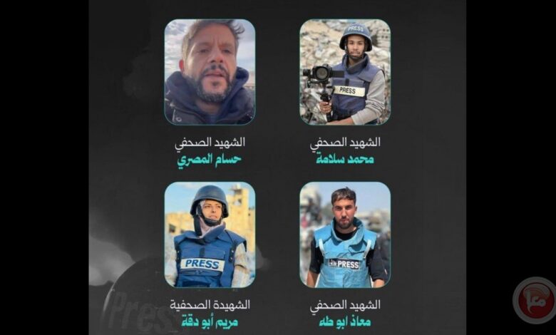 بينهم 4 صحفيين.. 20 شهيدا خلال استهداف مجمع ناصر الطبي (شاهد)