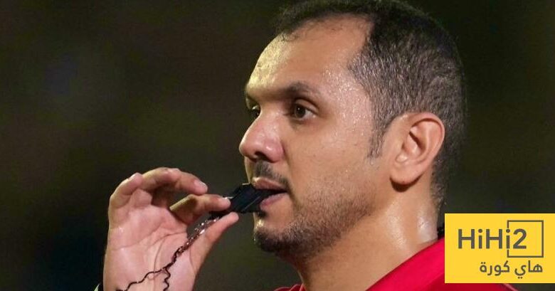 تقييم سلبي لأداء حكم نهائي كأس السوبر بين النصر والأهلي