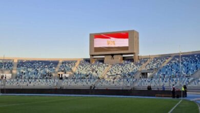 شاهد إستعدادات ستاد هيئة قناة السويس لاستضافة مباراة الزمالك وسيراميكا في افتتاح الدوري- صور