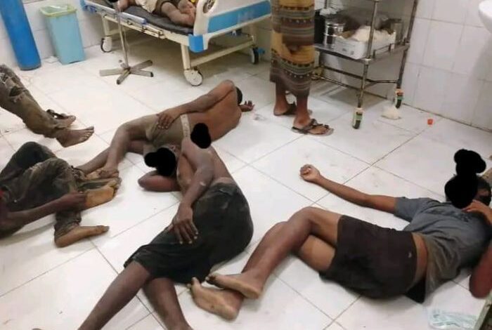 أبين.. انتشال 56 جثة وإنقاذ 14 مهاجرًا قبالة شقرة إثر غرق قارب يقل 200 مهاجر