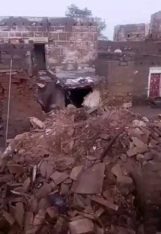 أربع إصابات بانهيار منزل في مودية بأبين