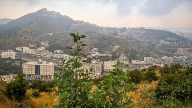 أمطار على منطقة الباحة