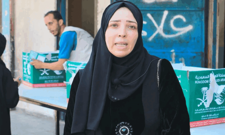 أهالي غزة يشكرون السعودية على المساعدات