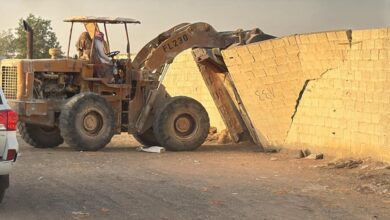 إزالة سوق الإبل في حي الحائر بالرياض