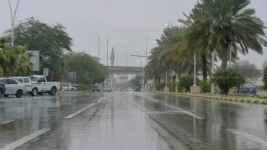 الأرصاد: أمطار رعدية مصحوبة برياح نشطة على عدة مناطق