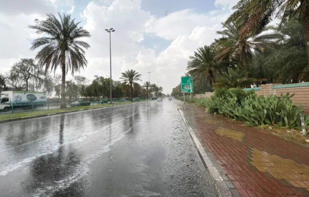 حتى الـ7 مساءً.. أمطار وأتربة مُثارة على جازان