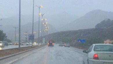 حتى الـ9 مساءً.. أمطار ورياح نشطة على نجران
