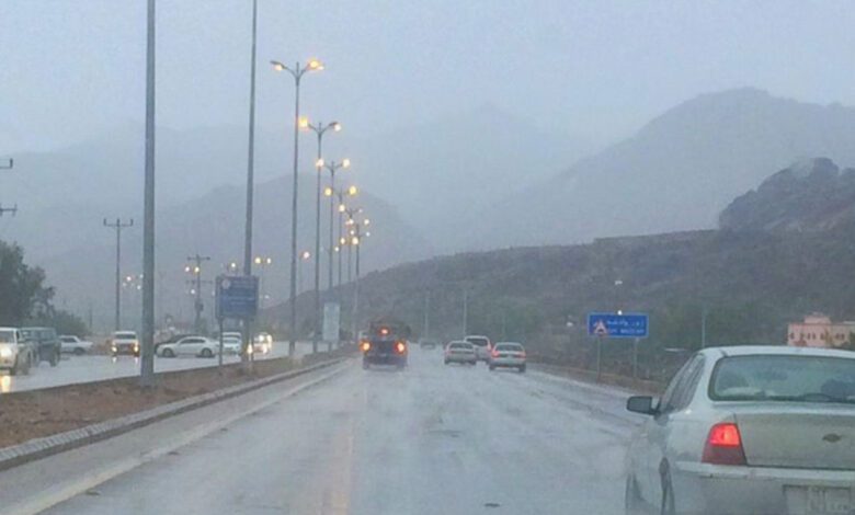 حتى الـ9 مساءً.. أمطار ورياح نشطة على نجران