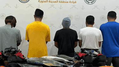 حرس الحدود بالمدينة المنورة يضبط 5 مخالفين لنظام الصيد البحري