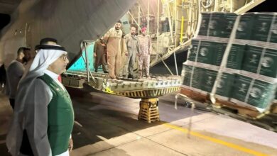 وصول الطائرة الإغاثية السعودية الـ60 لإغاثة الشعب الفلسطيني في غزة
