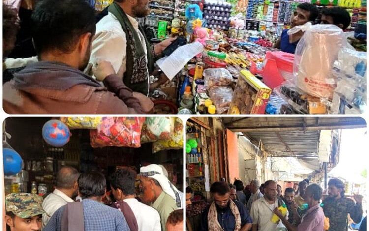 استمرار الحملات الرقابية وضبط التجار المخالفين في طور الباحة بلحج