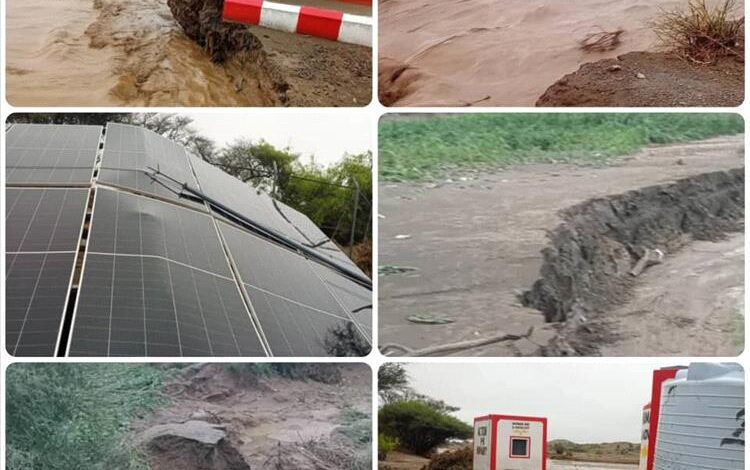 الجعفري يعلن مديرية طور الباحة منطقة منكوبة لما خلفته السيول الجارفة من أضرار كبيرة ويناشد الجهات المعنية للتدخل العاجل