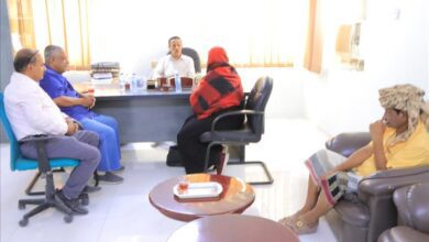 الدكتور العمودي يلتقي بمشرفة وزارة الصحة واليونيسيف الدكتورة هويدا ياسين