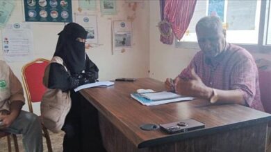 الصاعدي يلتقى فريق مؤسسة شباب أبين لمناقشه أهم التدخلات البيئية في زنجبار