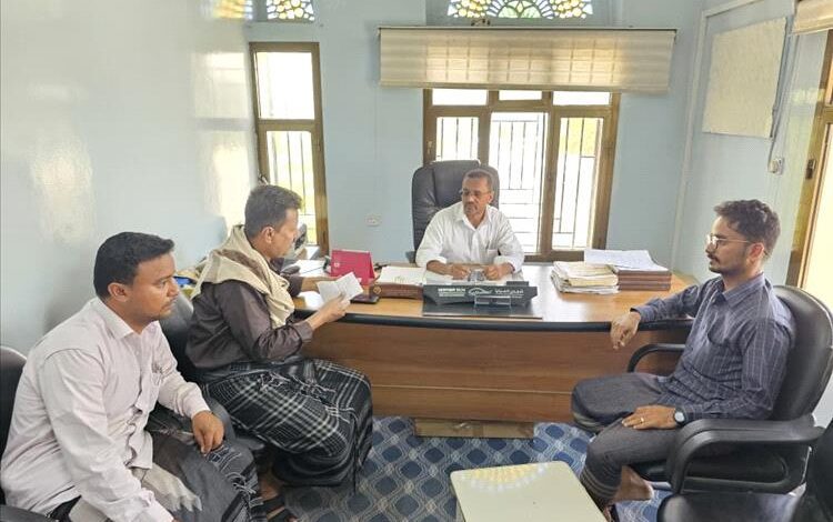 باقطيان والخرماء يناقشان إطلاق خدمة الفورجي وتغطية مناطق مديرية رضوم