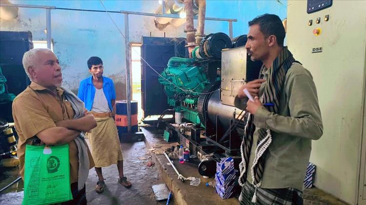 رئيس تنفيذية انتقالي أحور يتفقد محطة الكهرباء ويوجه بسرعة إصلاح المولد المعطّل