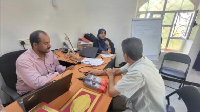 زيارة هامة لمدير عام قعطبة بكر الشاعري لمنظمة اكتد بالضالع: ومناقشة قضايا النازحين والمحتاجين