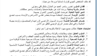شبكة النماء للمنظمات الأهلية تطلق نداء استغاثة عاجل لإنقاذ المتضررين من السيول في لحج والضالع