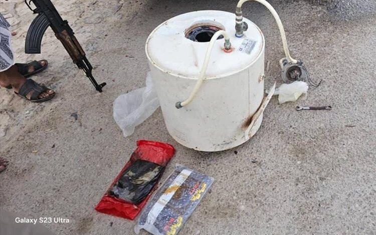 ضبط شحنة حشيش مهربة داخل سخان ماء في المكلا