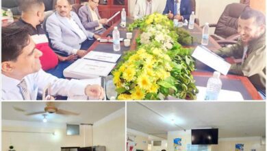 لجنة التقييم الدوري بوزارة التعليم العالي تزور جامعة خليج عدن الدولية