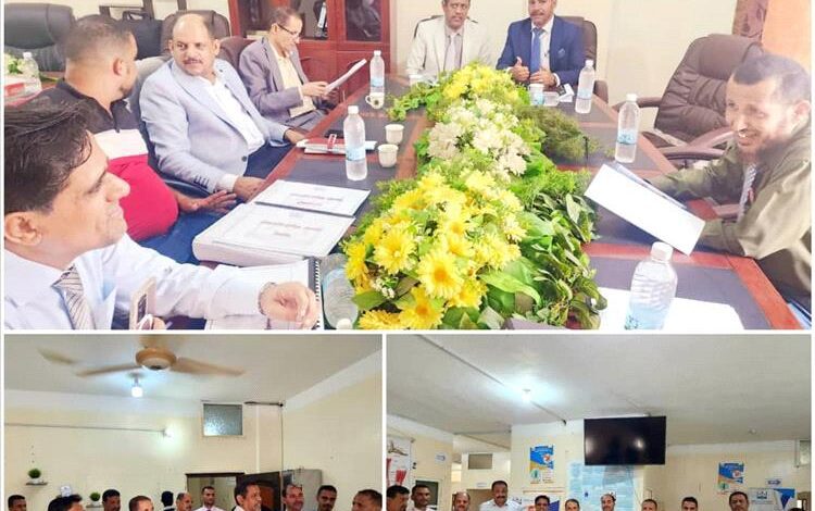 لجنة التقييم الدوري بوزارة التعليم العالي تزور جامعة خليج عدن الدولية