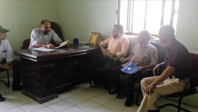 مأمور مديرية الضالع يناقش مع المجلس النرويجي للاجئين تدخلاته بالمديرية