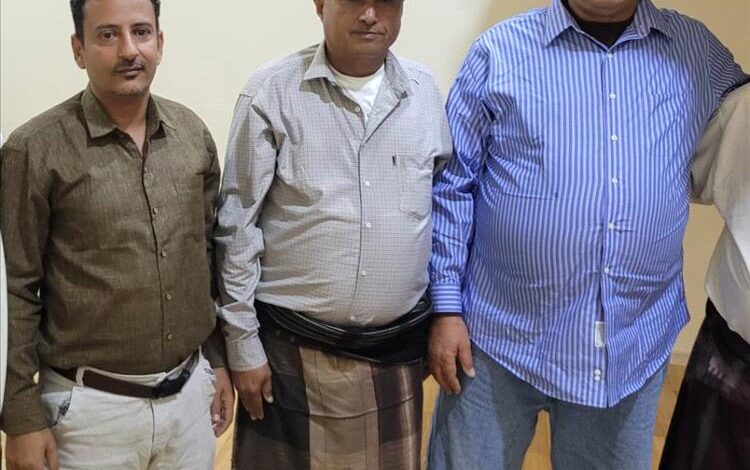 مجلس نقابة الصحفيين والإعلاميين الجنوبيين بالضالع يقوم بزيارة ودية للشيخ محسن القشم