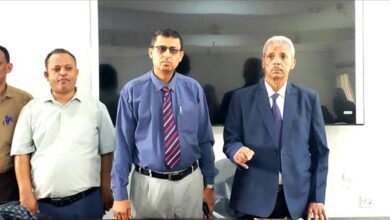 محافظ لحج ومدير عام مكتب الصحة يتفقدان المعهد الصحي ويشددان على استمرار العملية التعليمية بالمعهد