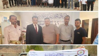 محافظة البيضاء تقدم الشكر والتقدير لقيادة المقاومة الوطنية