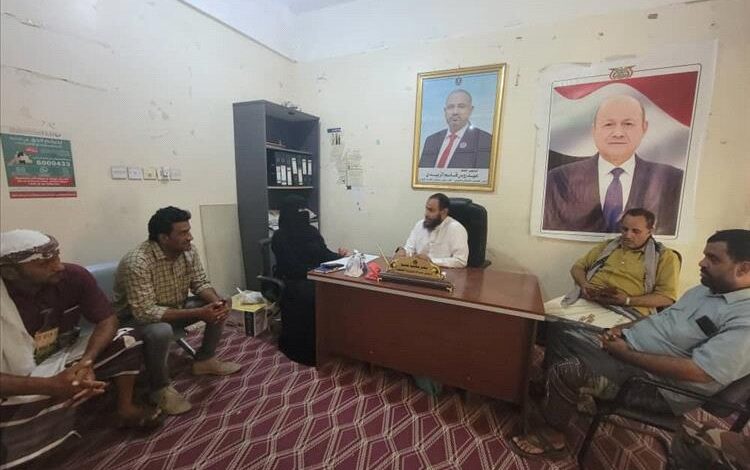 مدير عام قعطبة بكر الشاعري يوجه مدير مكتبه، للتنسيق مع منظمة الأرضية المشتركة
