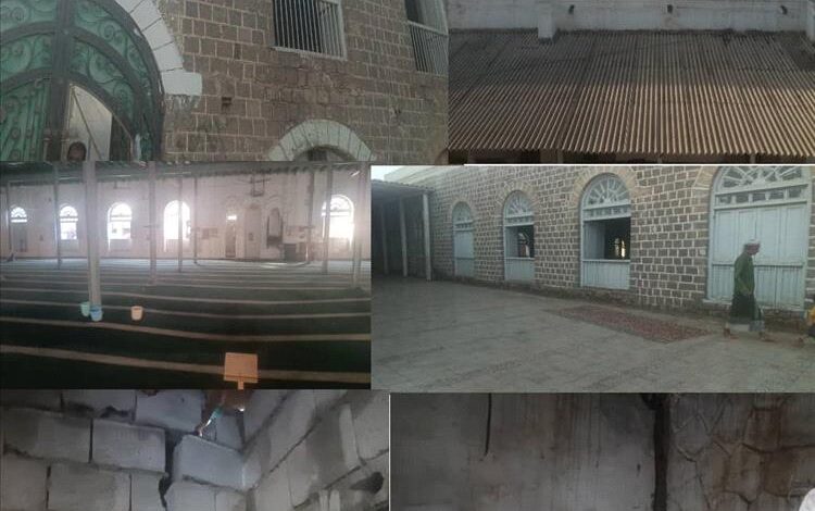 مناشدة عاجلة لإنقاذ جامع الحوطة الكبير التاريخي