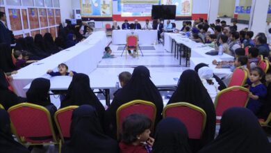 ندوة توعوية للأطفال النازحين المتأثرين بالحرب وأسرهم بمأرب