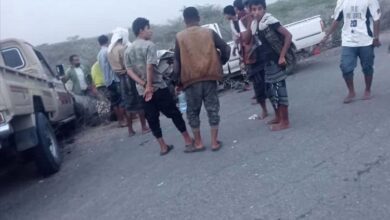 وفاة شخصين وإصابة ثلاثة آخرين بحادثين منفصلين في مديرية لودر بمحافظة أبين