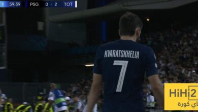 كفاراتسخيليا بلا تأثير أمام توتنهام في السوبر الأوروبي