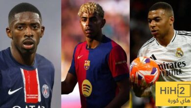 أعلى النجوم تقييماً في الدوريات الأوروبية الكبرى الموسم الماضي