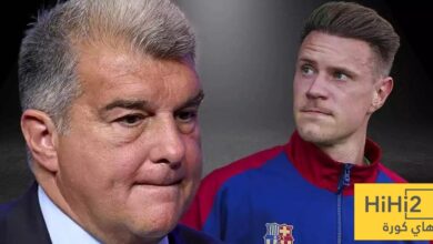 المسار الذي قد يسلكه برشلونة مع تير شتيغن