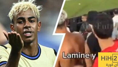 فيديو: مشجع مايوركا استفز لامين شاهد ماذا فعل به…!