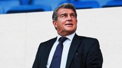 لابورتا يقود بعثة برشلونة في مدريد