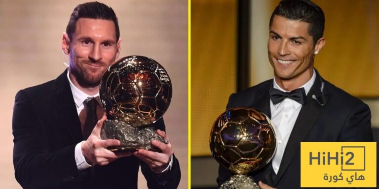 شاهد قائمة ضحايا ميسي و رونالدو في سجل جائزة الكرة الذهبية