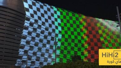 فيديو: واجهة البرنابيو تضيء ليلاً