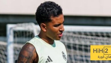 منشور رودريغو بعد العودة للتدريبات