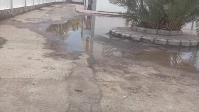 الشكلية يتفقد المعاهد التقنية والمهنية بعد الأمطار الغزيرة على العاصمة عدن