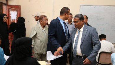 المحولي يدشن الاختبارات الوزارية للمعاهد التقنية والمهنية بعدن