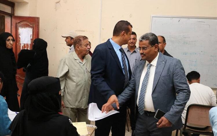 المحولي يدشن الاختبارات الوزارية للمعاهد التقنية والمهنية بعدن