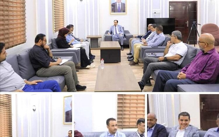 الوزير البكري يناقش مع منظمة "هلب كود" الإيطالية ما تم إنجازه في اتفاقية الشراكة