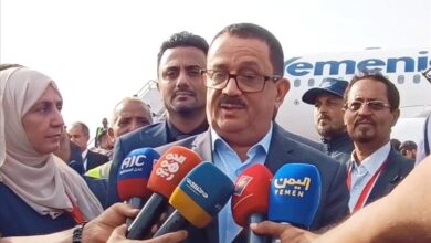 اليمنية تعلن وصول طائرتها الجديدة "أوسان" إلى مطار عدن الدولي ودخولها الخدمة